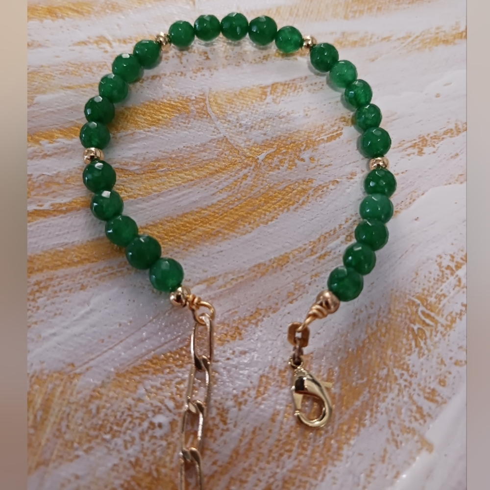 Natural Emerald Bracelet - image 3